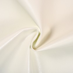 Ткань Дерматин (Кожзам) для мебели, цвет Белый (на отрез)  в Дербенте