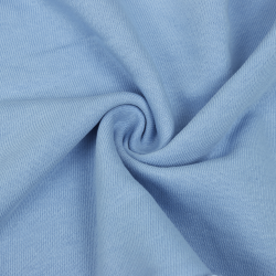 Ткань Футер 3-х нитка, Петля, цвет Светло-Голубой (на отрез)  в Дербенте