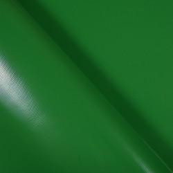 Тентовый материал ПВХ 450 гр/м2, Зелёный (Ширина 160см), на отрез  в Дербенте, 450 г/м2, 799 руб