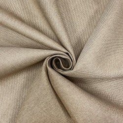 Ткань Рогожка (мебельная), цвет Бежевый (на отрез) (100% полиэстер) в Дербенте