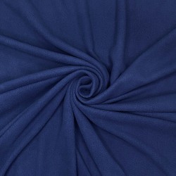Флис Односторонний 130 гр/м2, цвет Темно-синий (на отрез)  в Дербенте