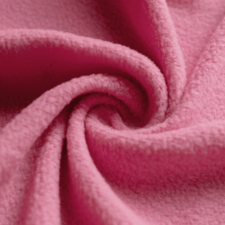Флис Односторонний 130 гр/м2, цвет Розовый (на отрез)  в Дербенте