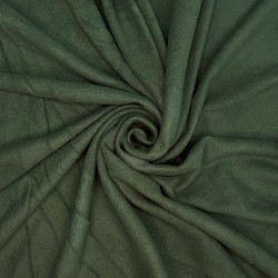 Ткань Флис Односторонний 130 гр/м2, цвет Темный хаки (на отрез)  в Дербенте