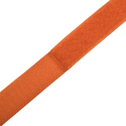 Контактная лента 25мм  Оранжевый (велькро-липучка, на отрез)  в Дербенте