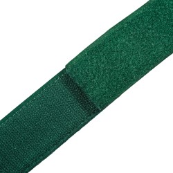 Контактная лента 40мм (38мм) цвет Зелёный (велькро-липучка, на отрез)  в Дербенте