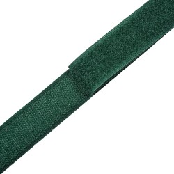 Контактная лента 25мм цвет Зелёный (велькро-липучка, на отрез)  в Дербенте