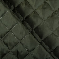 Стеганая подкладочная ткань с синтепоном (100гр/м2),  Хаки   в Дербенте