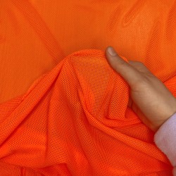 Трикотажная Сетка 75 г/м2, цвет Оранжевый (на отрез)  в Дербенте