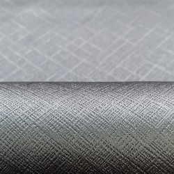 Ткань Блэкаут для штор светозатемняющая 100% &quot;Орнамент Серый&quot; (на отрез)  в Дербенте