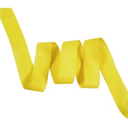 Окантовочная лента-бейка, цвет Жёлтый 22мм (на отрез)  в Дербенте