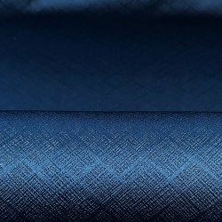 Ткань Блэкаут для штор светозатемняющая 100% &quot;Орнамент Синий&quot; (на отрез)  в Дербенте